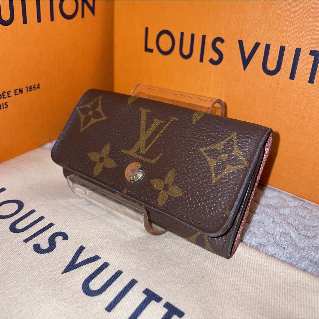 LOUIS VUITTON(ルイヴィトン)の【美品】ルイヴィトン ミュルティクレ モノグラム キーケース レディースのファッション小物(キーケース)の商品写真