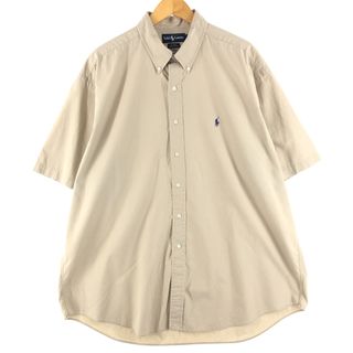 ラルフローレン(Ralph Lauren)の古着 ビックサイズ ラルフローレン Ralph Lauren BLAKE 半袖 ボタンダウンシャツ メンズXXXL /eaa357660(シャツ)