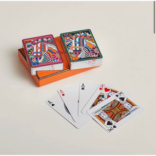 エルメス(Hermes)のエルメスHERMESブリッジカード 《シュヴァル・ドゥ・フェット》ゲーム2セット(トランプ/UNO)