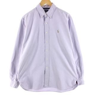 ラルフローレン(Ralph Lauren)の古着 ラルフローレン Ralph Lauren CLASSIC FIT クラシックフィット オックスフォード 長袖 ボタンダウンシャツ メンズXL /eaa360121(シャツ)