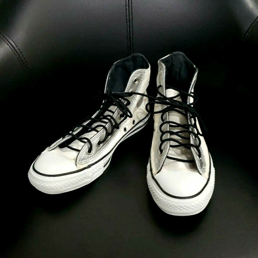 CONVERSE SNG-F HI  WHITE/SILVER 25.5cm メンズの靴/シューズ(スニーカー)の商品写真