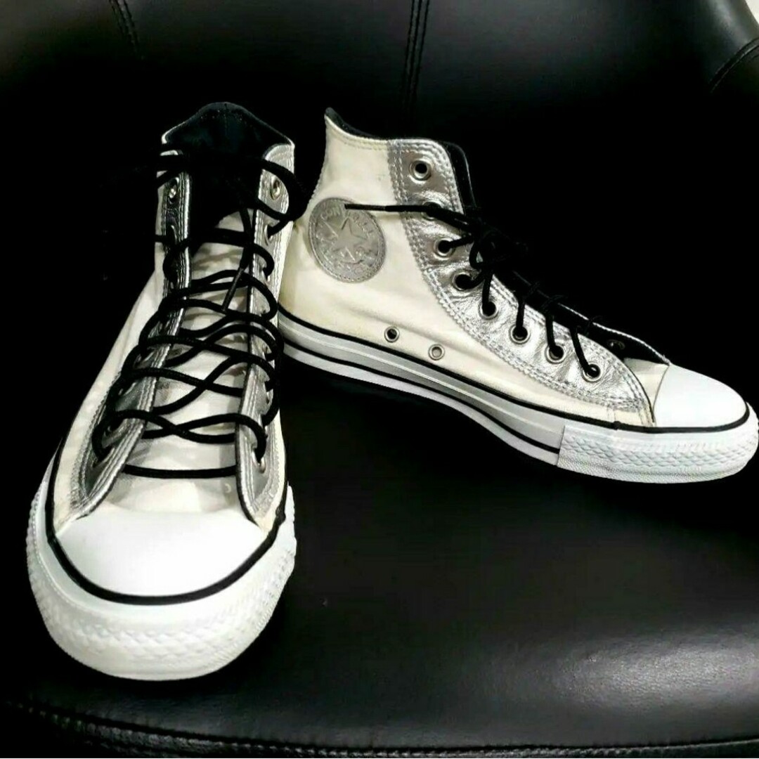 CONVERSE SNG-F HI  WHITE/SILVER 25.5cm メンズの靴/シューズ(スニーカー)の商品写真