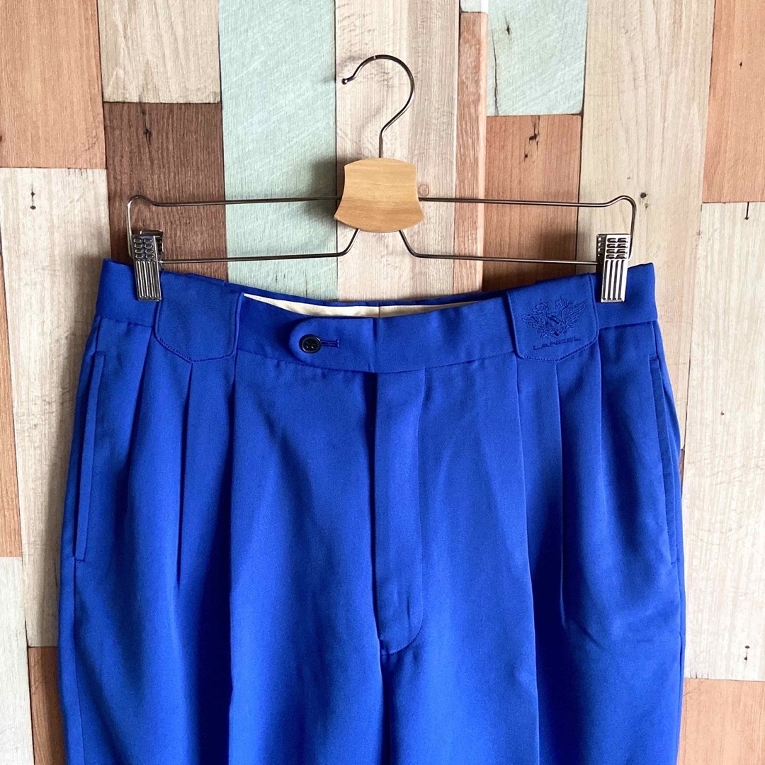 3tac LANCEL vintage ポリスラックス 希少カラー - スラックス