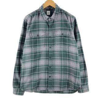 ギャップ(GAP)の古着 ギャップ GAP チェック柄 長袖 フランネルシャツ メンズL /eaa359675(シャツ)