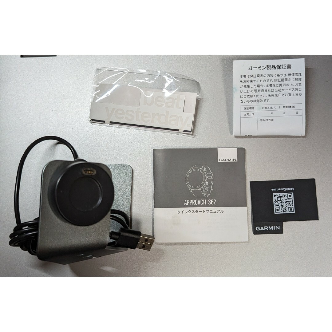 GARMIN - 美品 GARMIN Approach S62 white ガーミン アプローチの通販