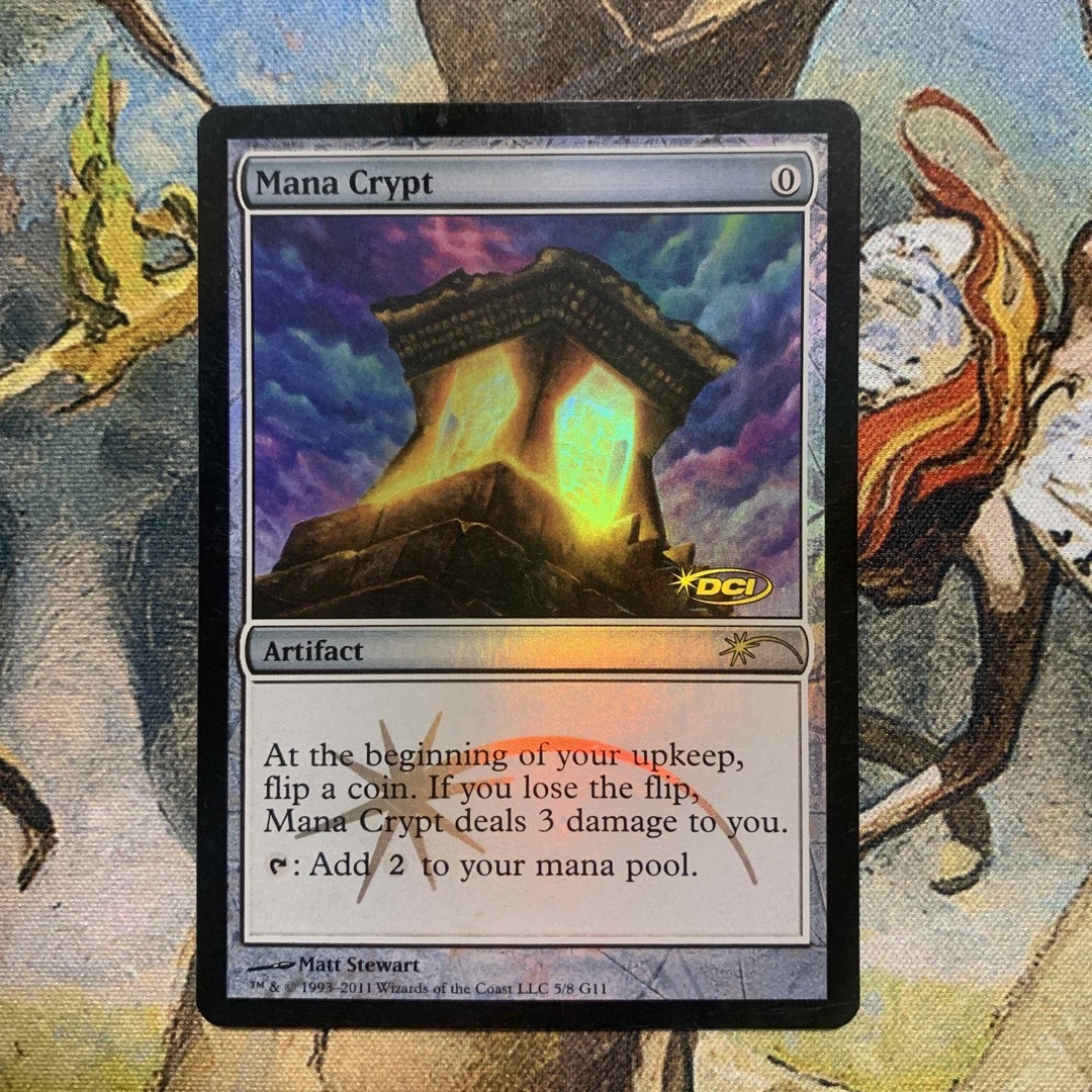 Foil 魔力の墓所 Mana Crypt ジャッジ褒賞 流星マーク-
