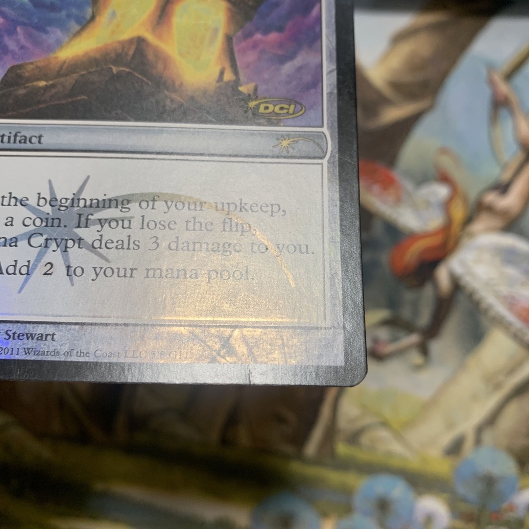 Foil 魔力の墓所 Mana Crypt ジャッジ褒賞 流星マーク