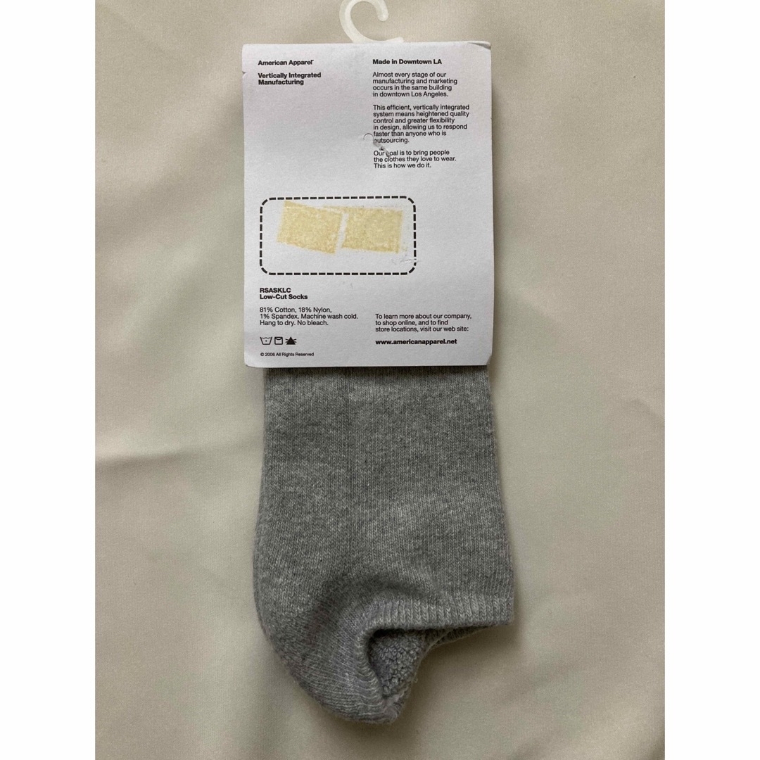 American Apparel(アメリカンアパレル)の【新品】アメリカンアパレル スニーカーソックス メンズのレッグウェア(ソックス)の商品写真