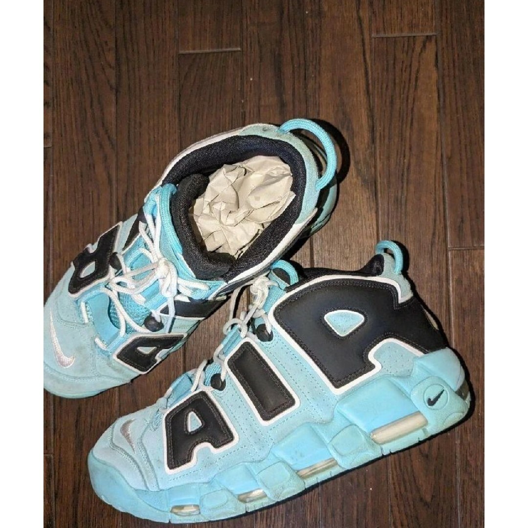 NIKE AIR MORE UPTEMPO モアテンティファニーカラー メンズの靴/シューズ(スニーカー)の商品写真