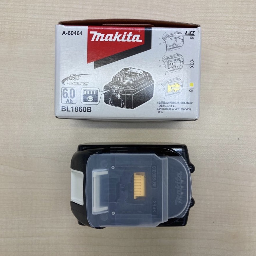 新品　未使用品　makita マキタ　純正　BL1860B (A-60464)