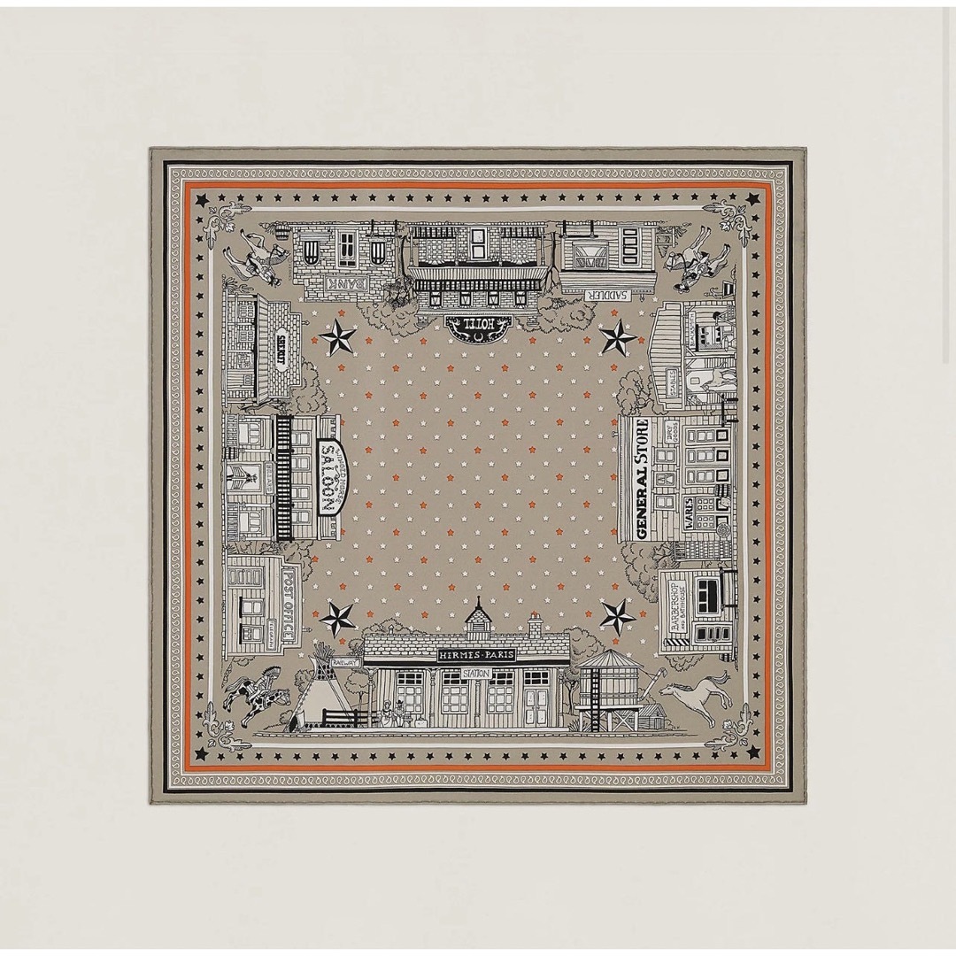 Hermes - エルメス HERMES バンダナ 55 《Paris Station》新品未使用の
