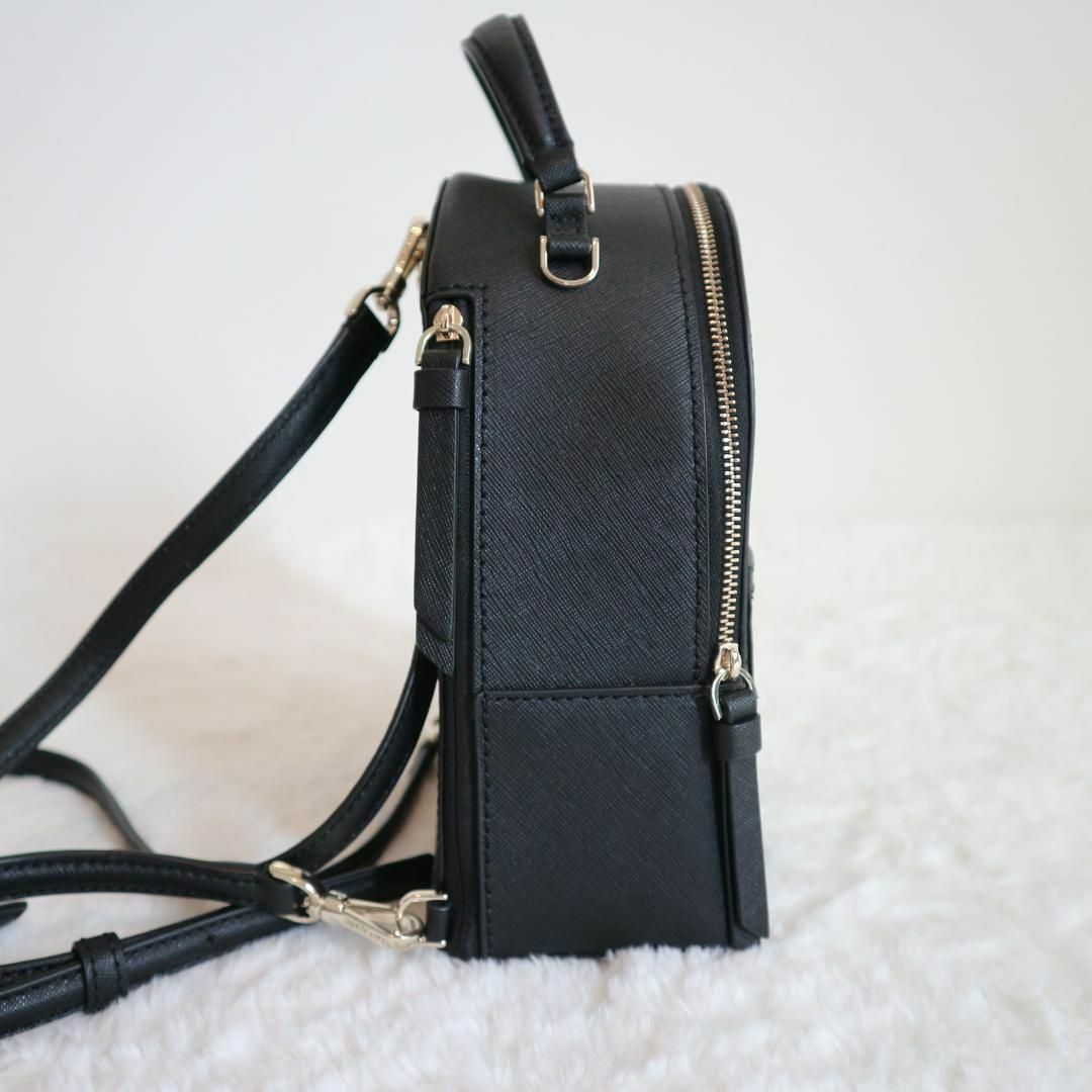 【極美品】ケイトスペード 3WAY リュック ショルダー レザー ブラック