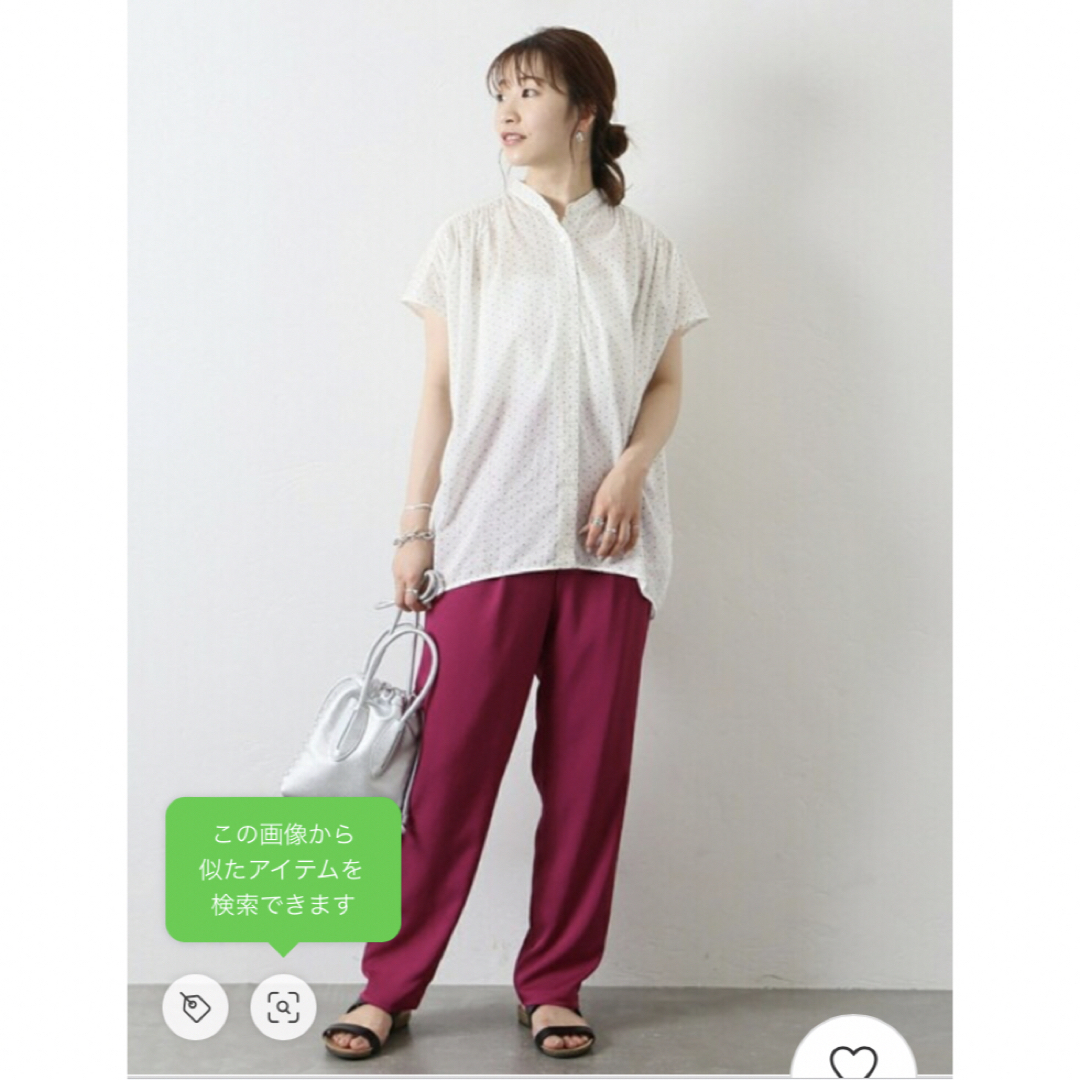 JOURNAL STANDARD(ジャーナルスタンダード)の🔴JOURNAL STANDARD シルキーツイルテーパードパンツ◆ レディースのパンツ(カジュアルパンツ)の商品写真