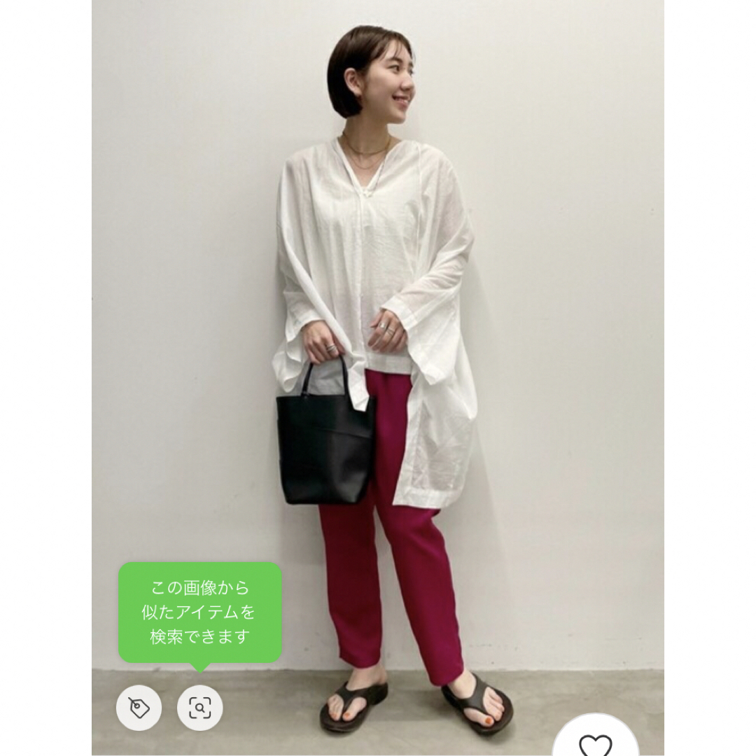 JOURNAL STANDARD(ジャーナルスタンダード)の🔴JOURNAL STANDARD シルキーツイルテーパードパンツ◆ レディースのパンツ(カジュアルパンツ)の商品写真