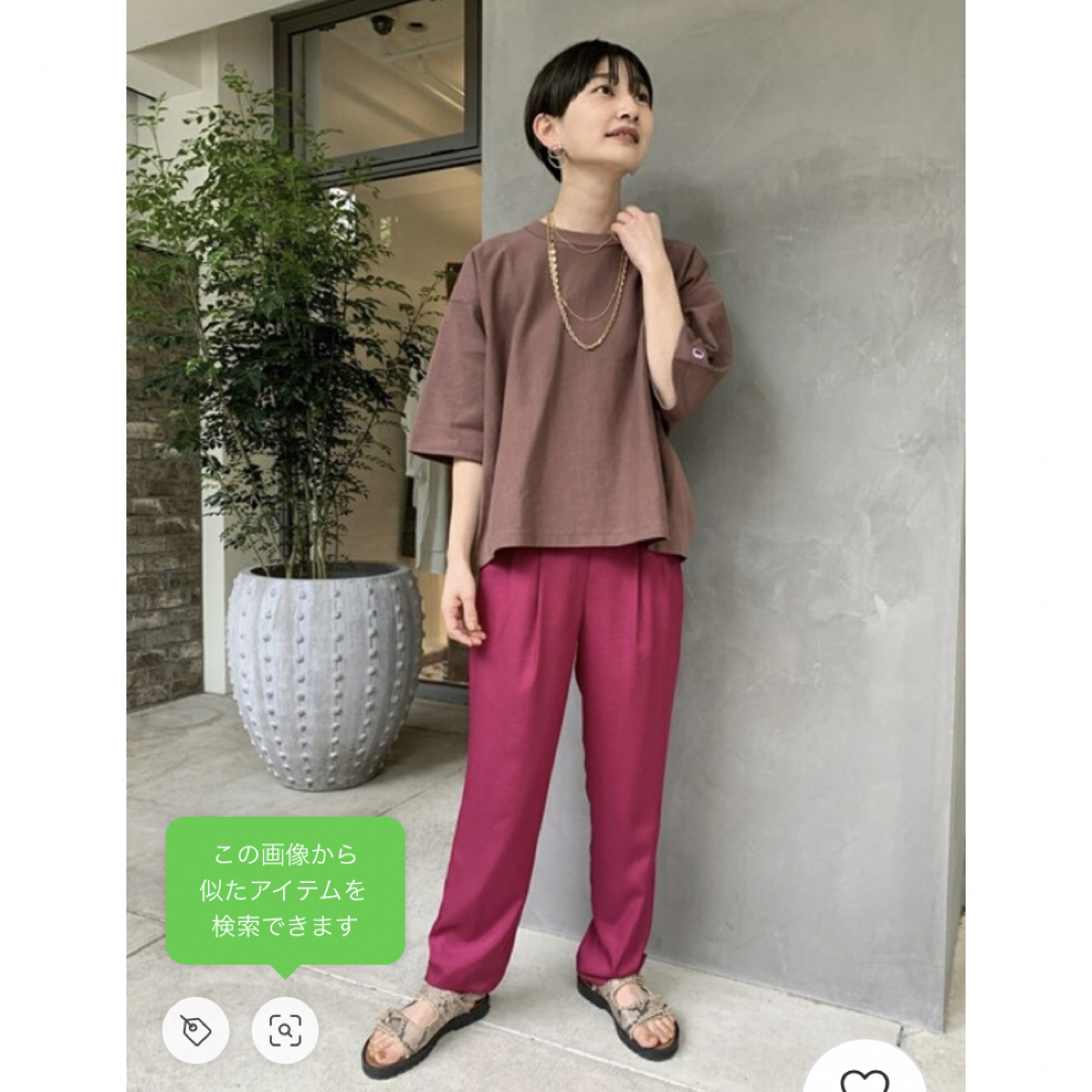 JOURNAL STANDARD(ジャーナルスタンダード)の🔴JOURNAL STANDARD シルキーツイルテーパードパンツ◆ レディースのパンツ(カジュアルパンツ)の商品写真