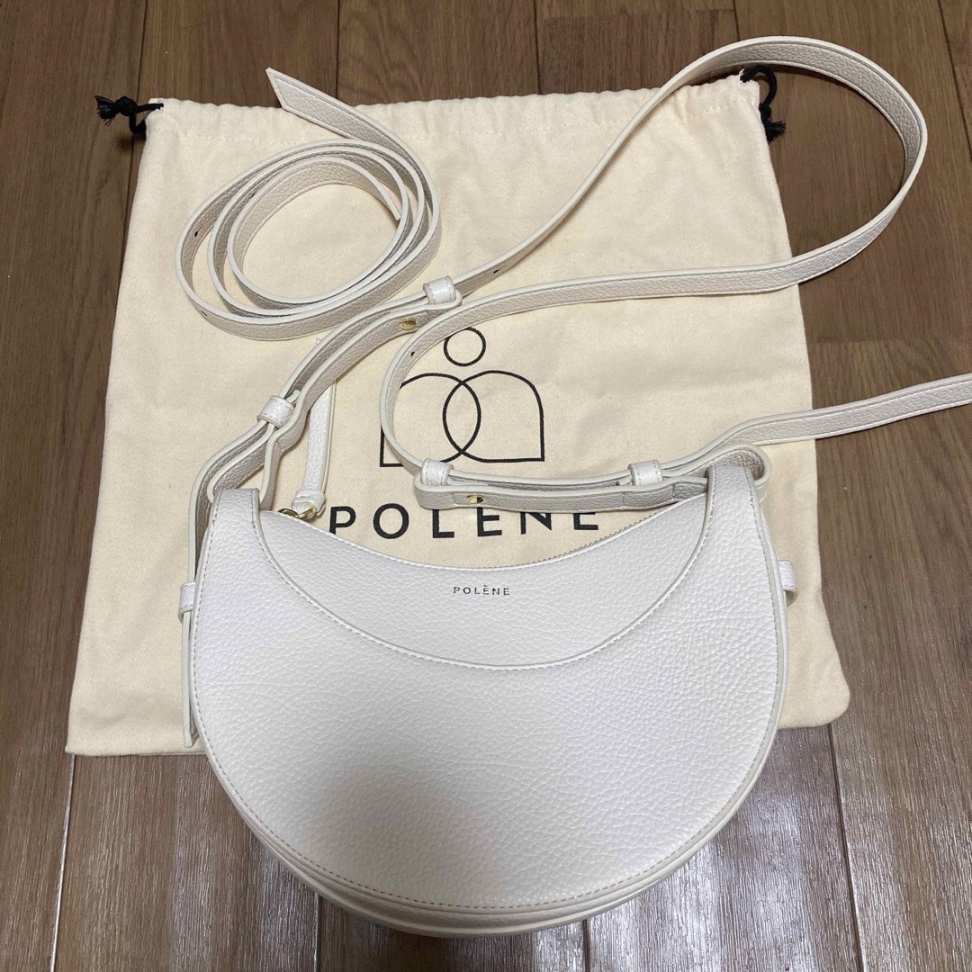 POLENE ポレーヌ ショルダーバッグ ハーフムーン