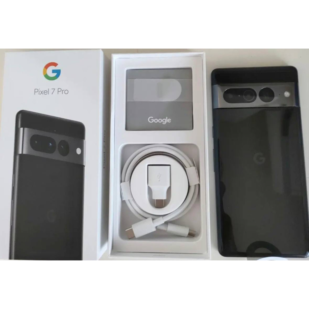 新品  Google Pixel 7 Pro 128GB Obsidian 本体