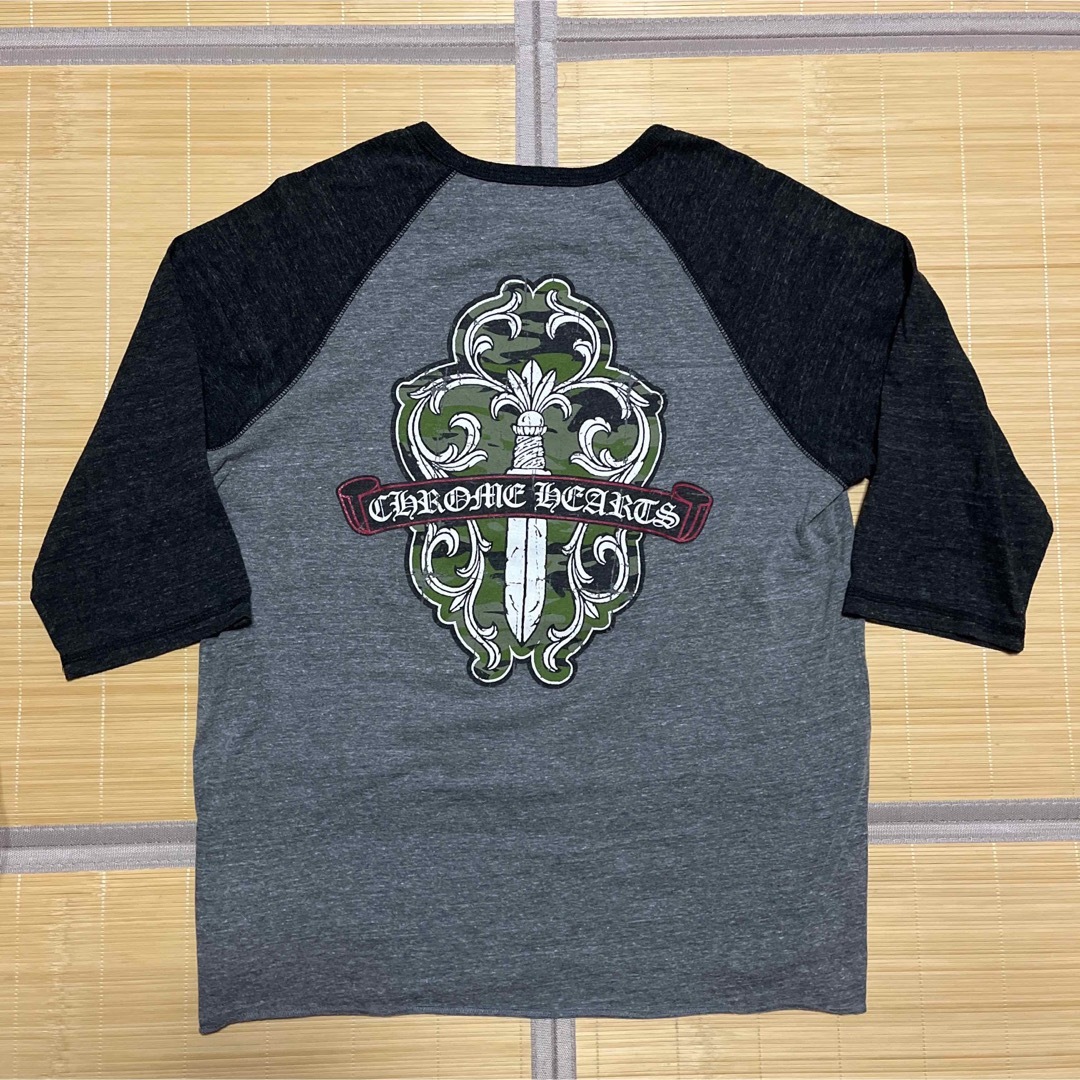 CHROME HEARTS DAGGER ホースシュー　ラグラン　tシャツ Lトップス