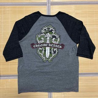 クロムハーツ(Chrome Hearts)のCHROME HEARTS DAGGER ホースシュー　ラグラン　tシャツ L(Tシャツ/カットソー(七分/長袖))