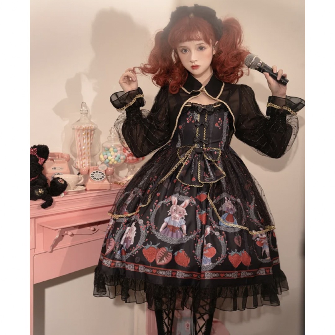 Angelic Pretty いちごうさぎワンピース ピンク