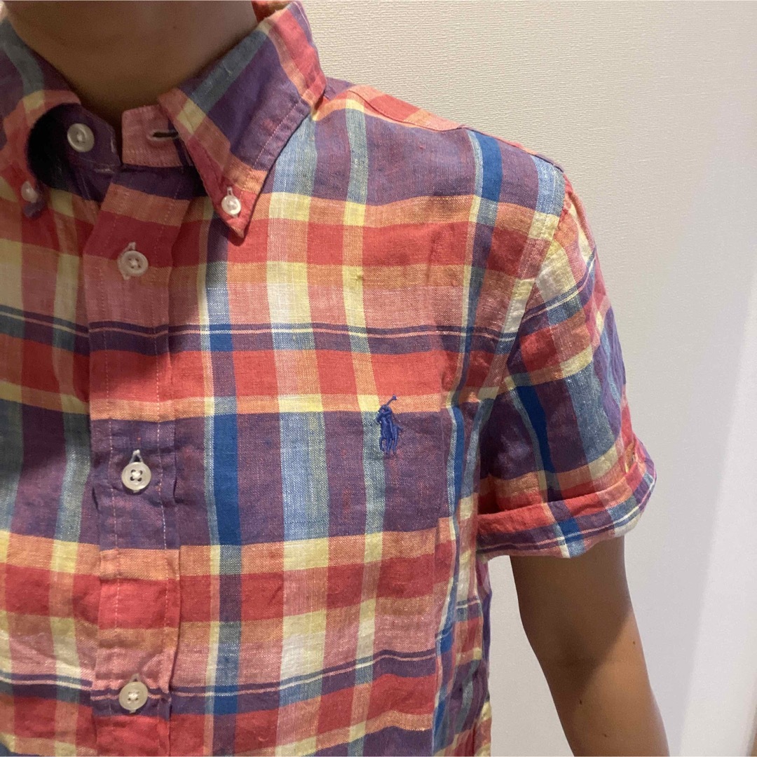 POLO RALPH LAUREN - ラルフローレン 麻 リネンチェックシャツの通販