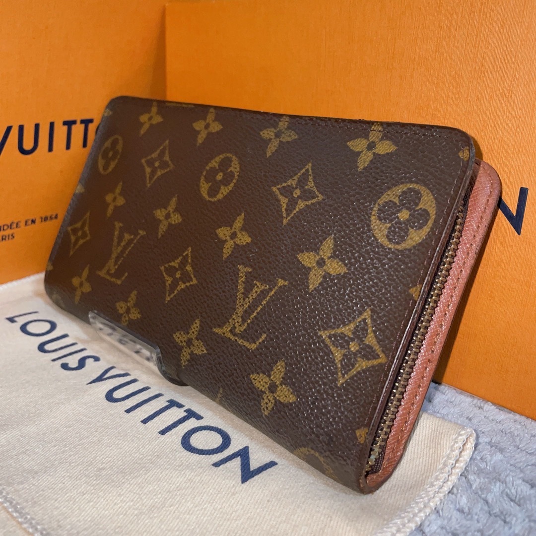 LOUIS VUITTON(ルイヴィトン)のルイヴィトン ポルトモネジップ モノグラム ラウンドファスナー 長財布 メンズのファッション小物(長財布)の商品写真