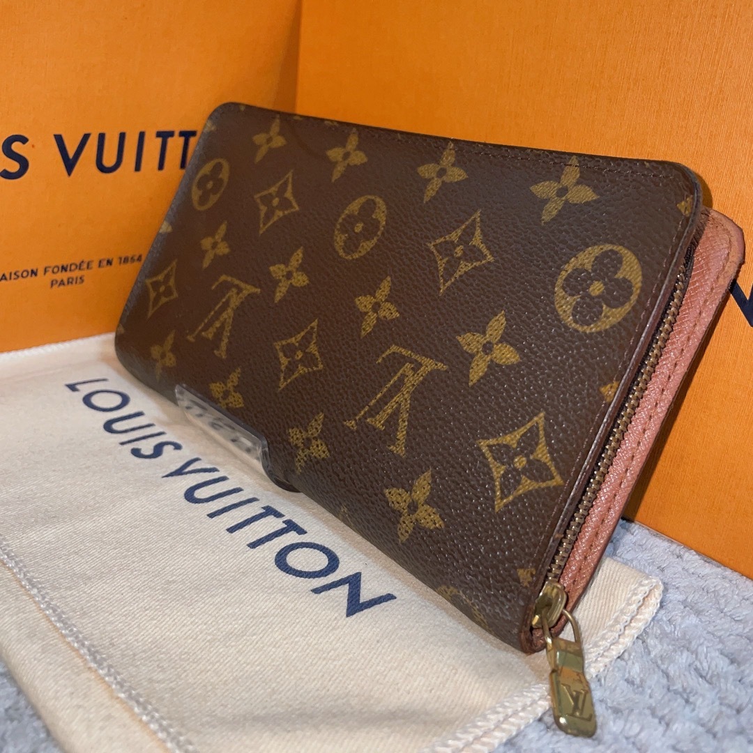 LOUIS VUITTON(ルイヴィトン)のルイヴィトン ポルトモネジップ モノグラム ラウンドファスナー 長財布 メンズのファッション小物(長財布)の商品写真