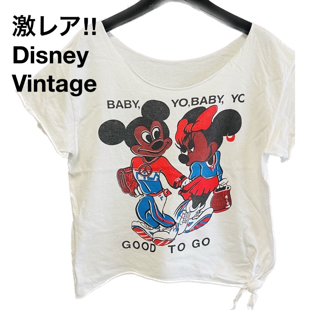 【激レア】黒人ミッキー ミニー Tシャツ ヴィンテージ vintage 80s
