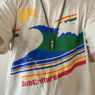 subculture キムタクSUN&WAVE Tシャツ IVORY サイズ3(Tシャツ/カットソー(半袖/袖なし))