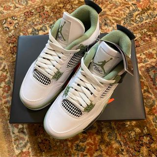 ジョーダン(Jordan Brand（NIKE）)のNike WMNS Air Jordan 4 "Oil Green" 23.5(スニーカー)