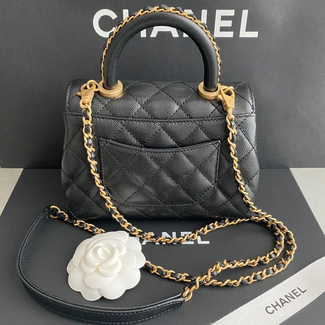 CHANEL】23P ココハンドルミニ 19cm マトラッセ | www.innoveering.net