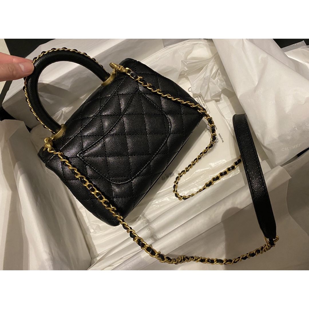 CHANEL】23P ココハンドルミニ 19cm マトラッセ | www.innoveering.net