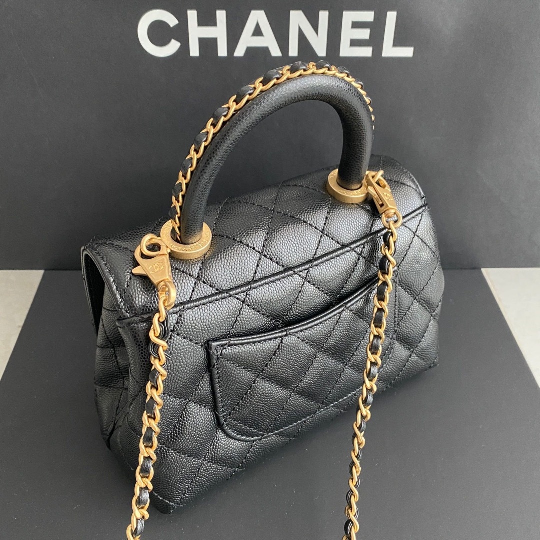 CHANEL】23P ココハンドルミニ 19cm マトラッセ | www.innoveering.net