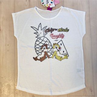 チップアンドデール(チップ&デール)の160cm チップ&デール　半袖カットソー　スウェッターズTシャツ　ディズニー(キャラクターグッズ)