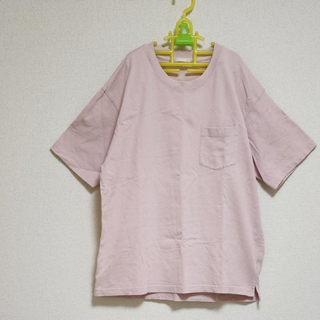 ジーユー(GU)のGU ヘビーウェイトビッグT 無地 ポケット 半袖 大きいサイズ(Tシャツ/カットソー(半袖/袖なし))