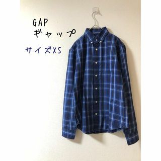 ギャップ(GAP)のGAP ギャップ OLDチェック柄 BD長袖シャツ　XS(シャツ)