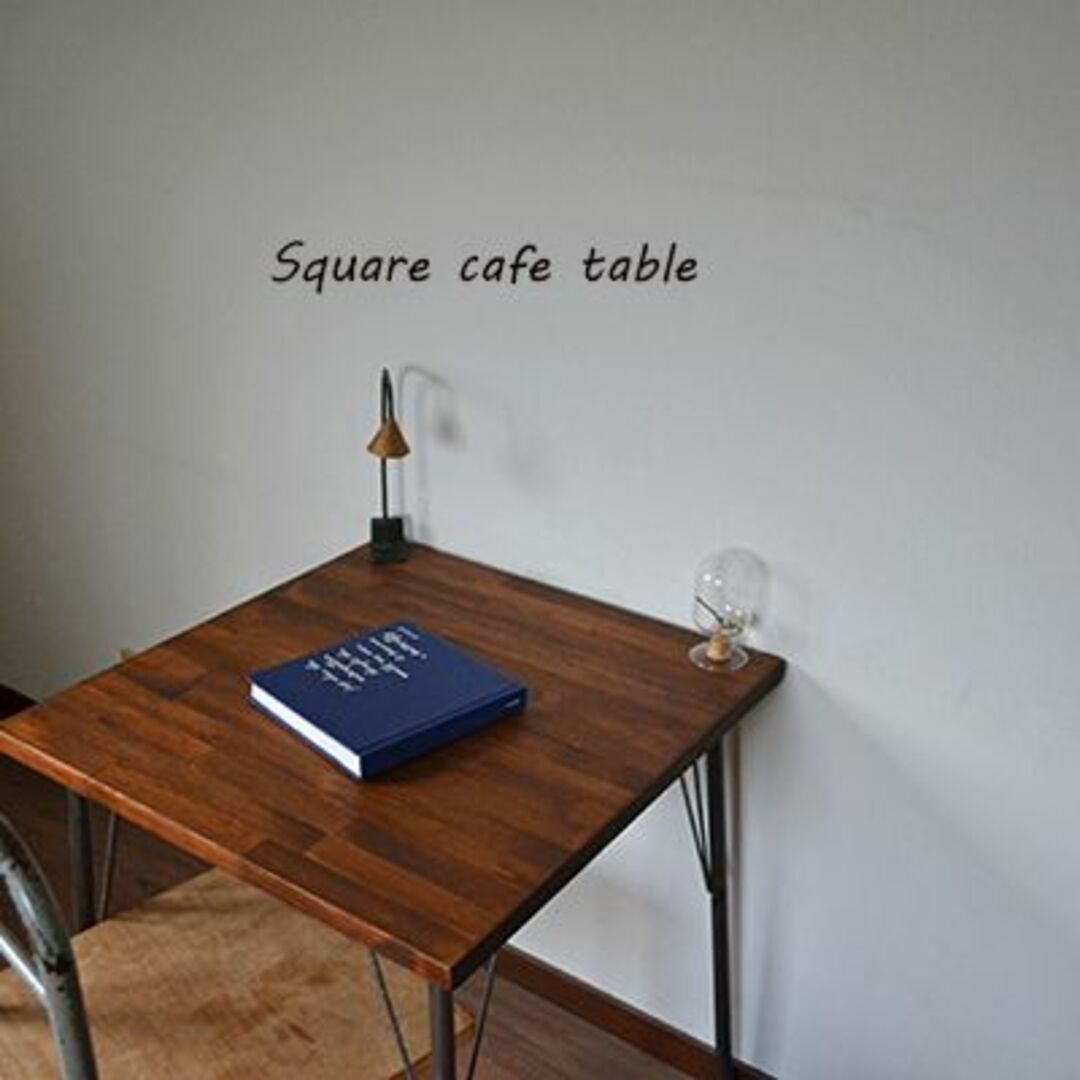 Square cafe table iron leg 60のサムネイル