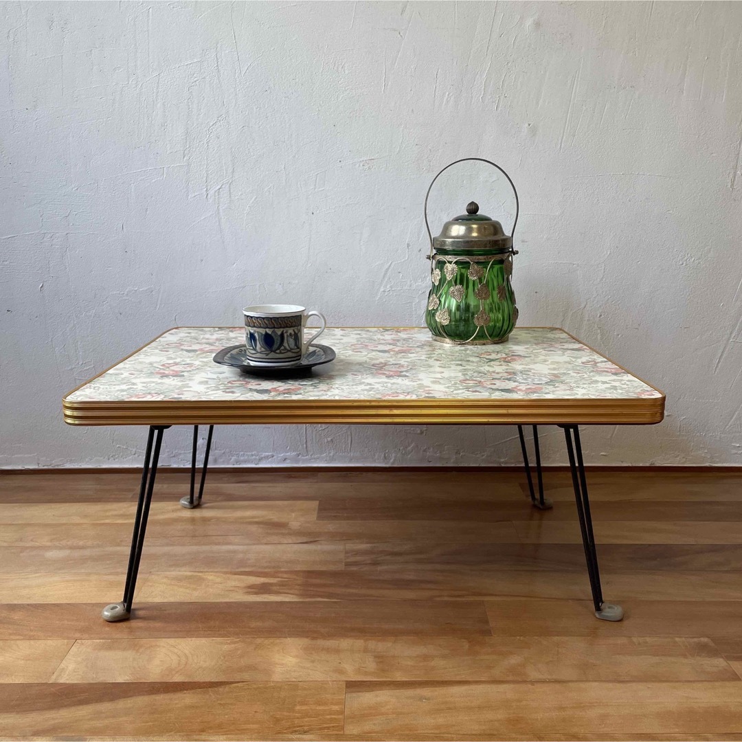 レトロ　テーブル　ちゃぶ台 インテリア/住まい/日用品の机/テーブル(折たたみテーブル)の商品写真
