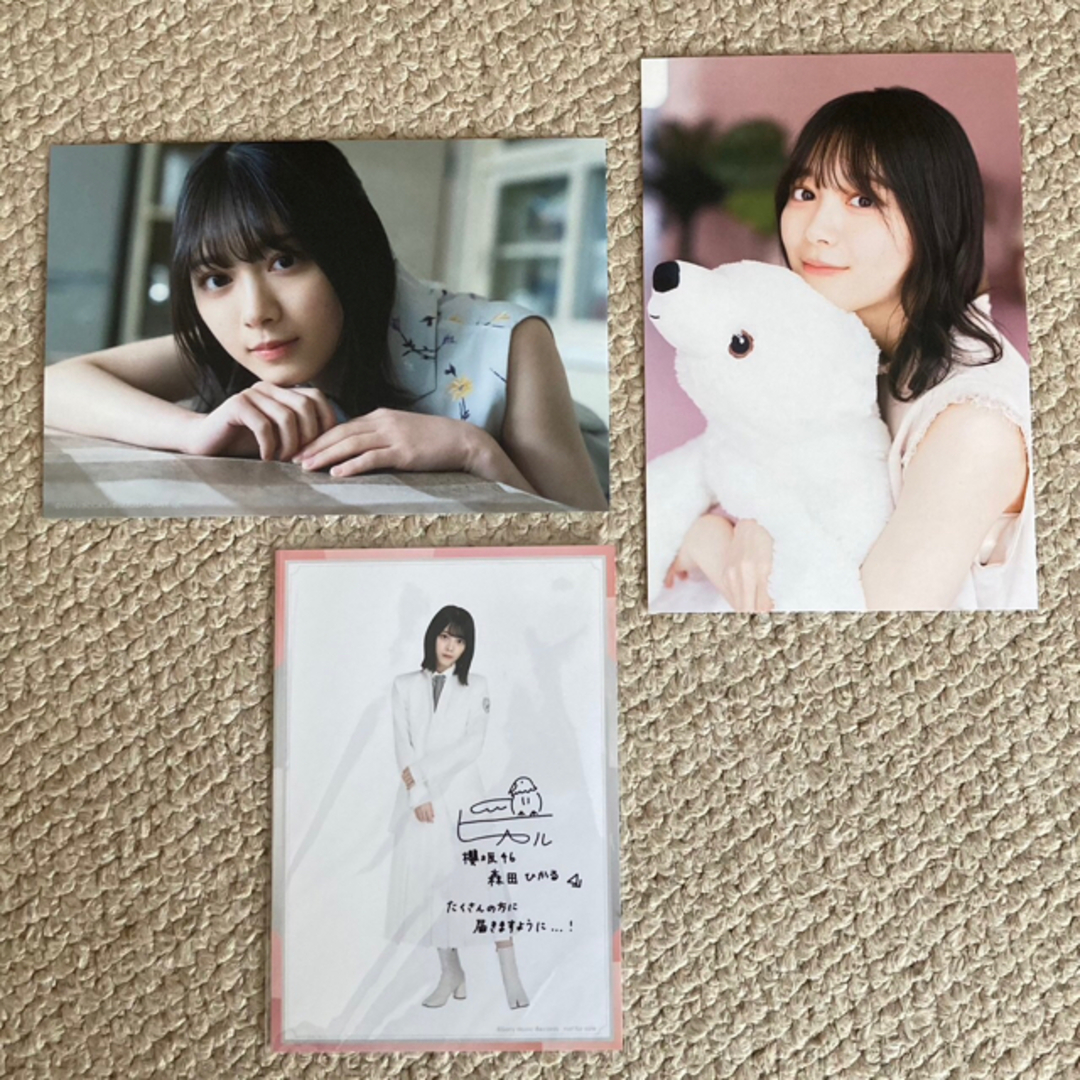 櫻坂46 森田ひかる 生写真 エンタメ/ホビーのタレントグッズ(アイドルグッズ)の商品写真