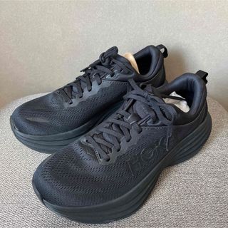 ホカオネオネ(HOKA ONE ONE)のHOKA ONE ONE M ボンダイ8 WIDE 25.5cm 黒(スニーカー)