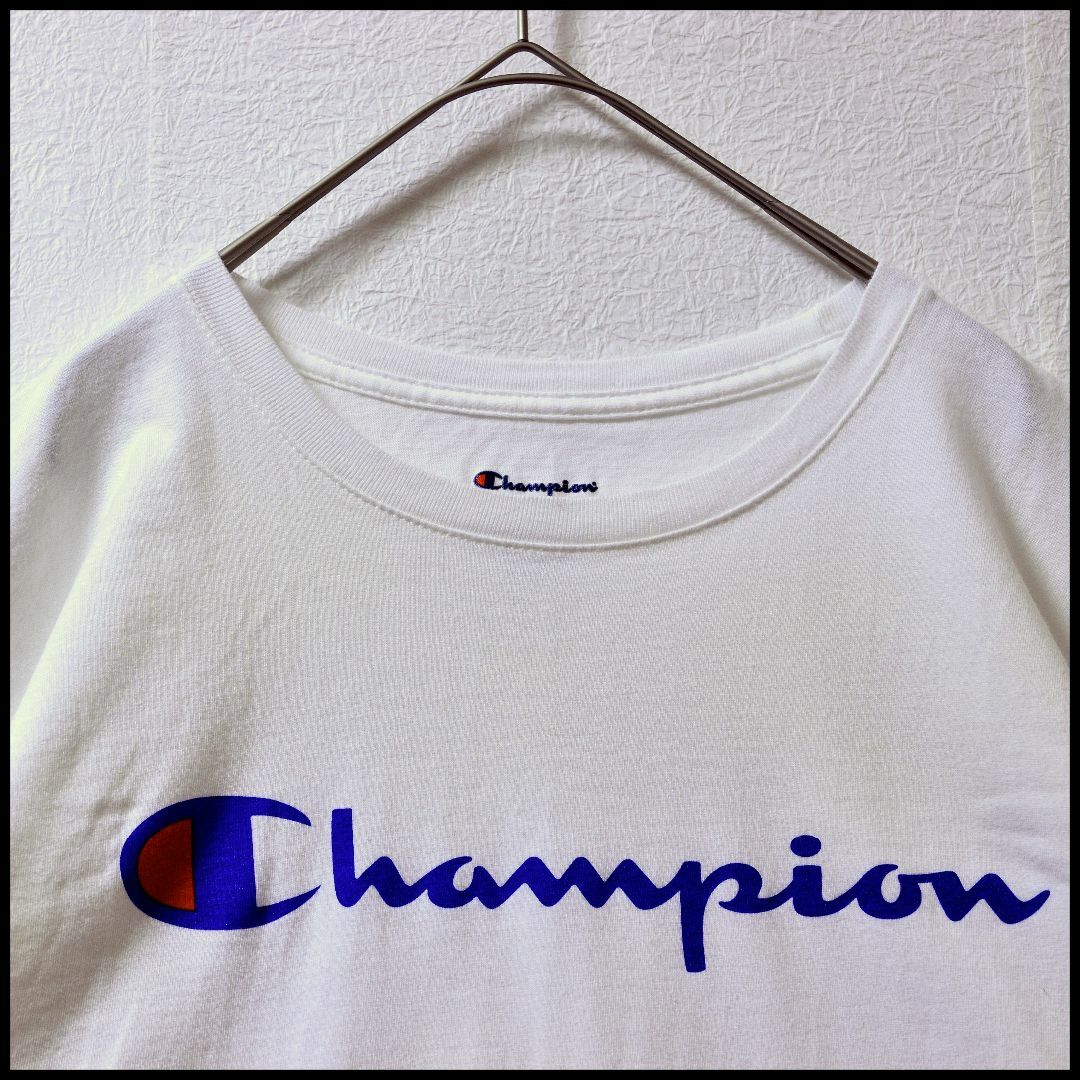 Champion(チャンピオン)のChampion チャンピオン　センターロゴプリントTシャツ レディースのトップス(Tシャツ(半袖/袖なし))の商品写真