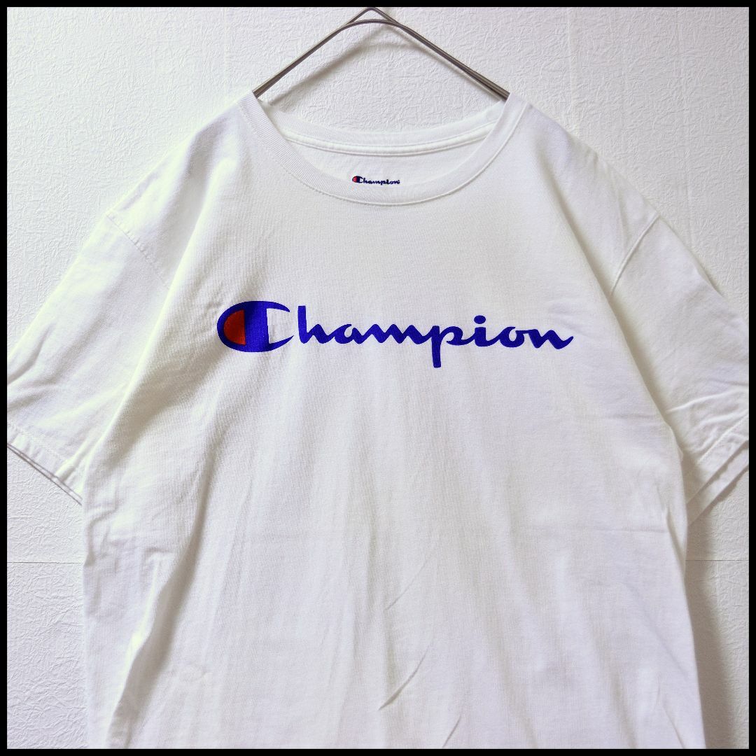 Champion(チャンピオン)のChampion チャンピオン　センターロゴプリントTシャツ レディースのトップス(Tシャツ(半袖/袖なし))の商品写真