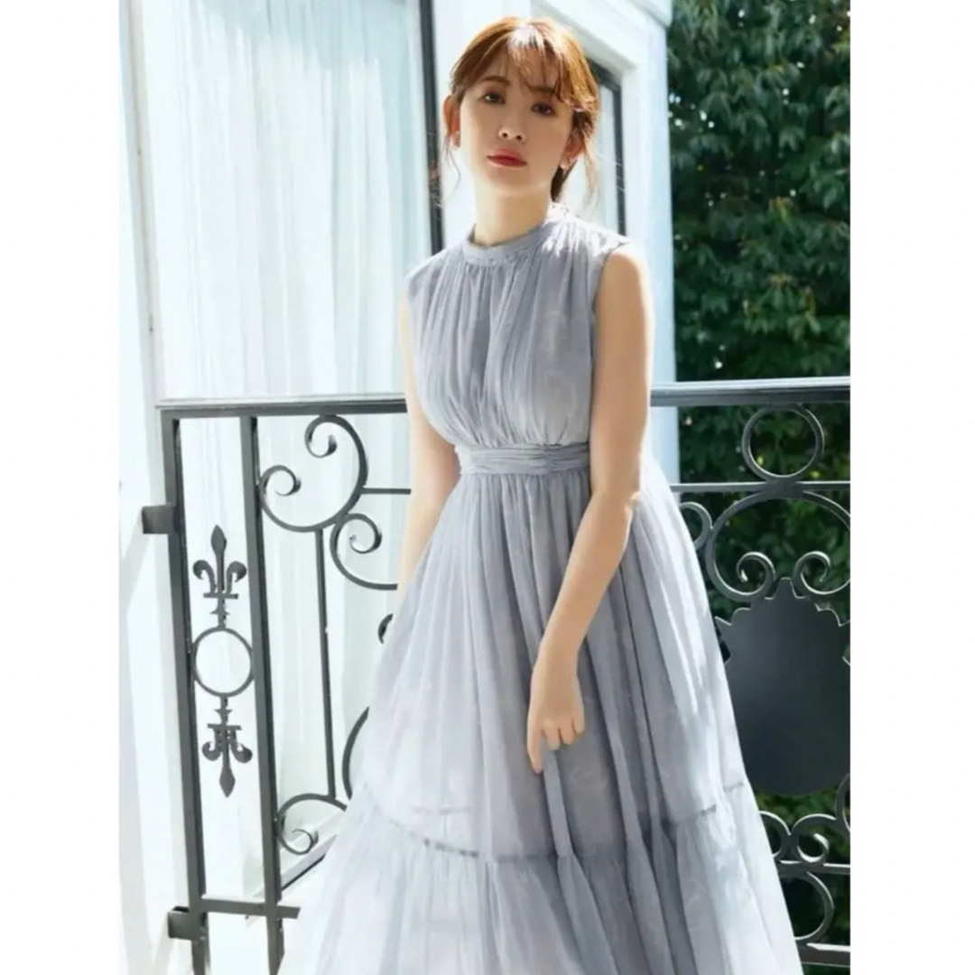 Tulip Chiffon Long Dress