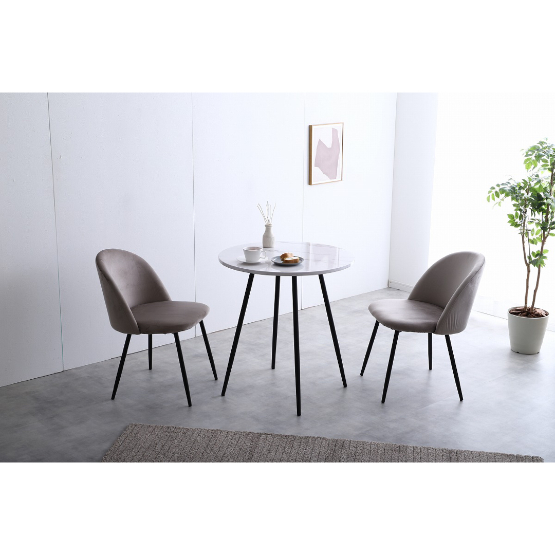 【送料無料】単品 Mia 大理石柄ダイニングテーブル