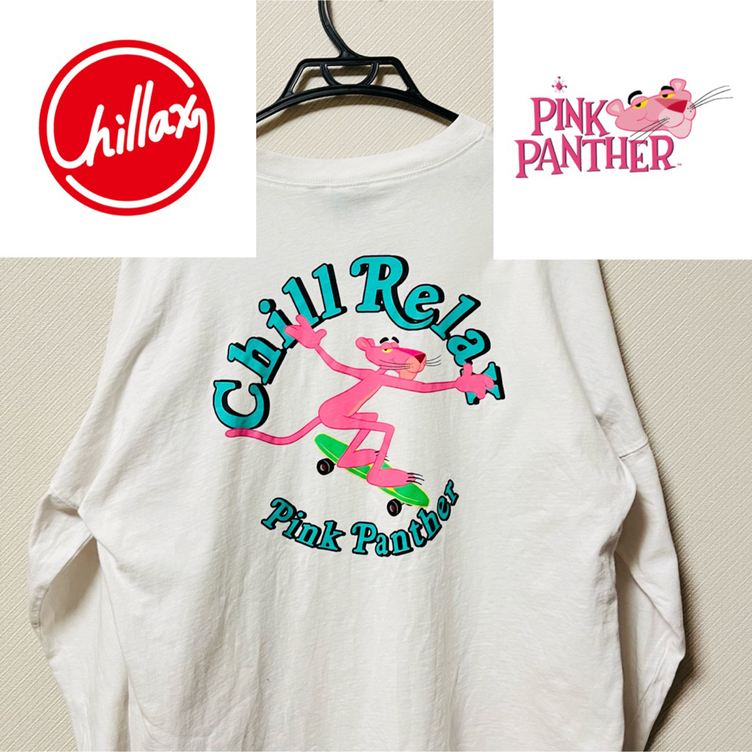 Chillax(チラックス)のChillax × Pink Panther l/s Tshirt メンズのトップス(Tシャツ/カットソー(七分/長袖))の商品写真