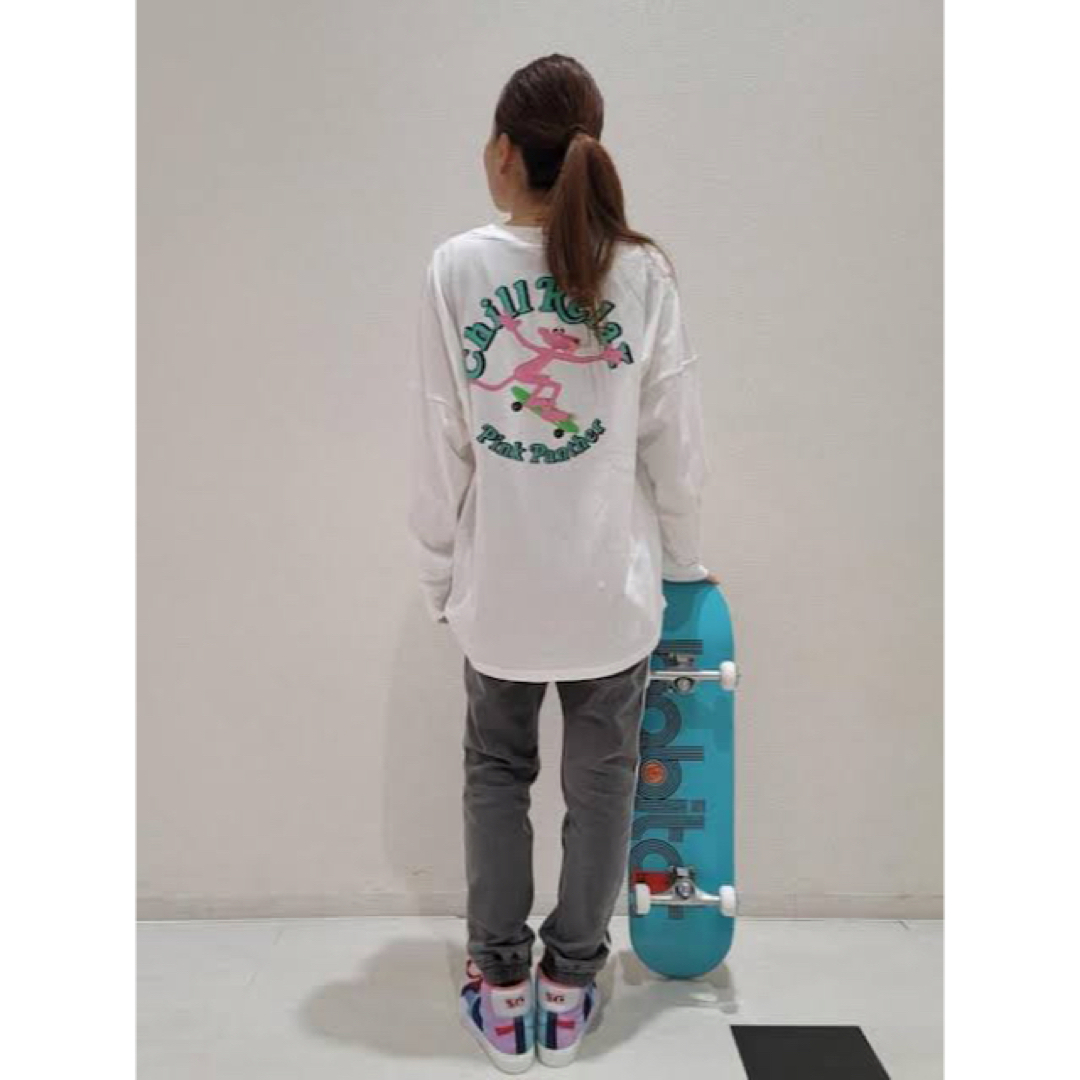 Chillax(チラックス)のChillax × Pink Panther l/s Tshirt メンズのトップス(Tシャツ/カットソー(七分/長袖))の商品写真