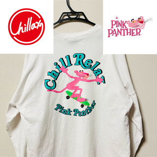 チラックス(Chillax)のChillax × Pink Panther l/s Tshirt(Tシャツ/カットソー(七分/長袖))