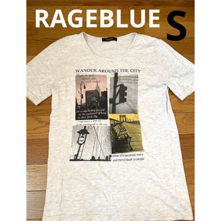 レイジブルー(RAGEBLUE)のRAGEBLUE レイジブルー　Tシャツ　半袖　グレー　S グランジ　Y2K(Tシャツ/カットソー(半袖/袖なし))