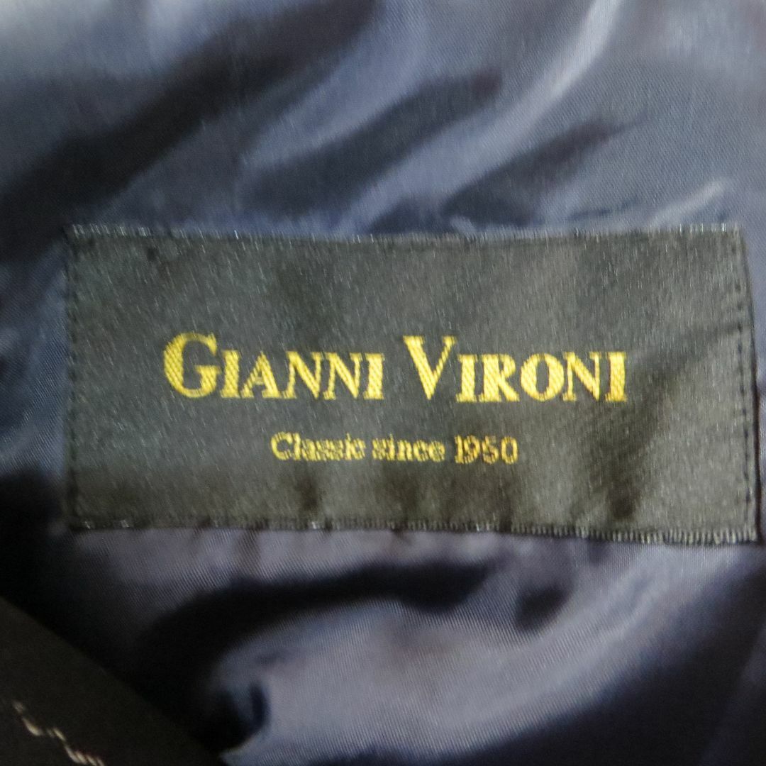 GIANNI VIRONI ネイビー スーツ セットアップ 大きいサイズ 6