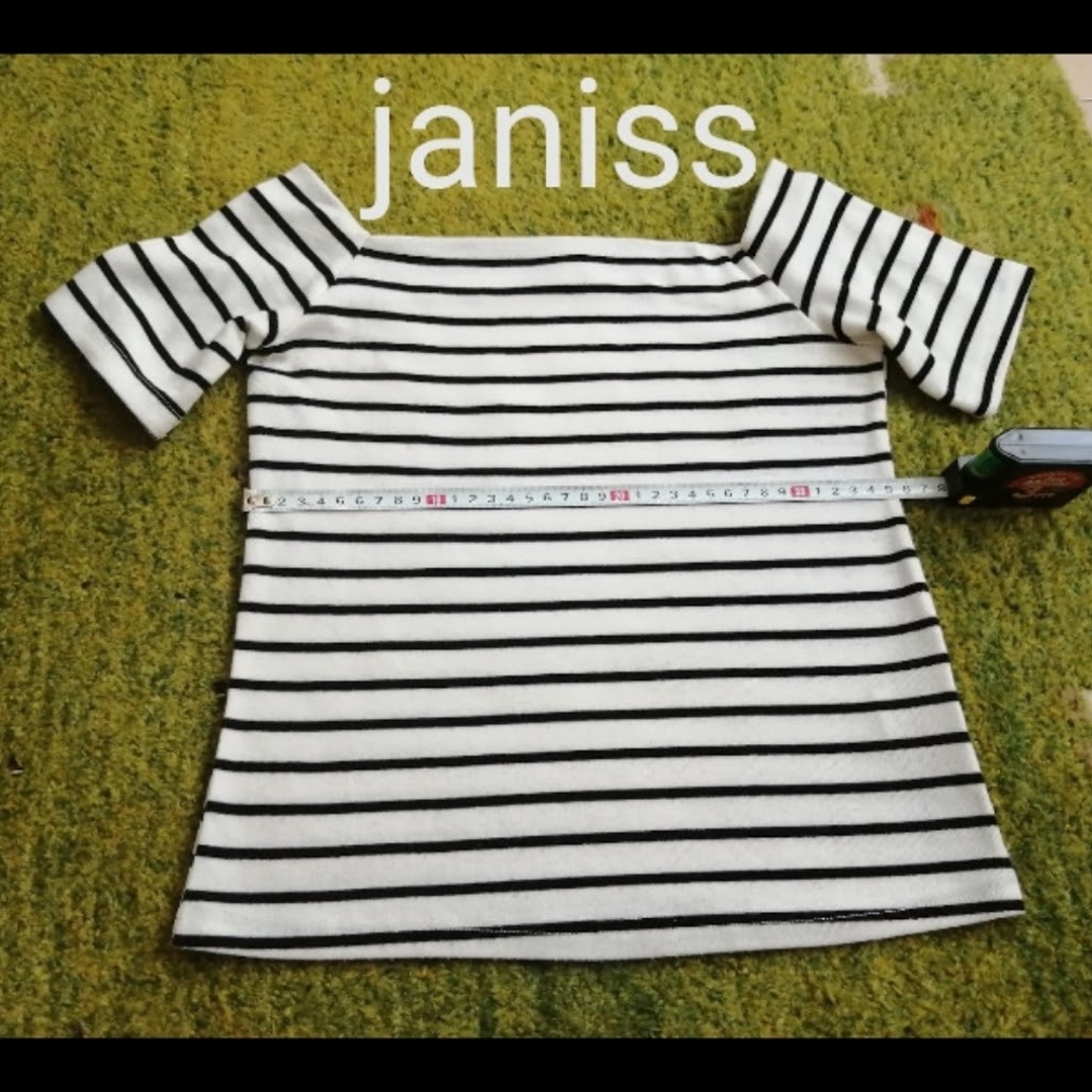 janis market(ジャニスマーケット)のjanissのボーダーのトップス　F レディースのトップス(カットソー(半袖/袖なし))の商品写真
